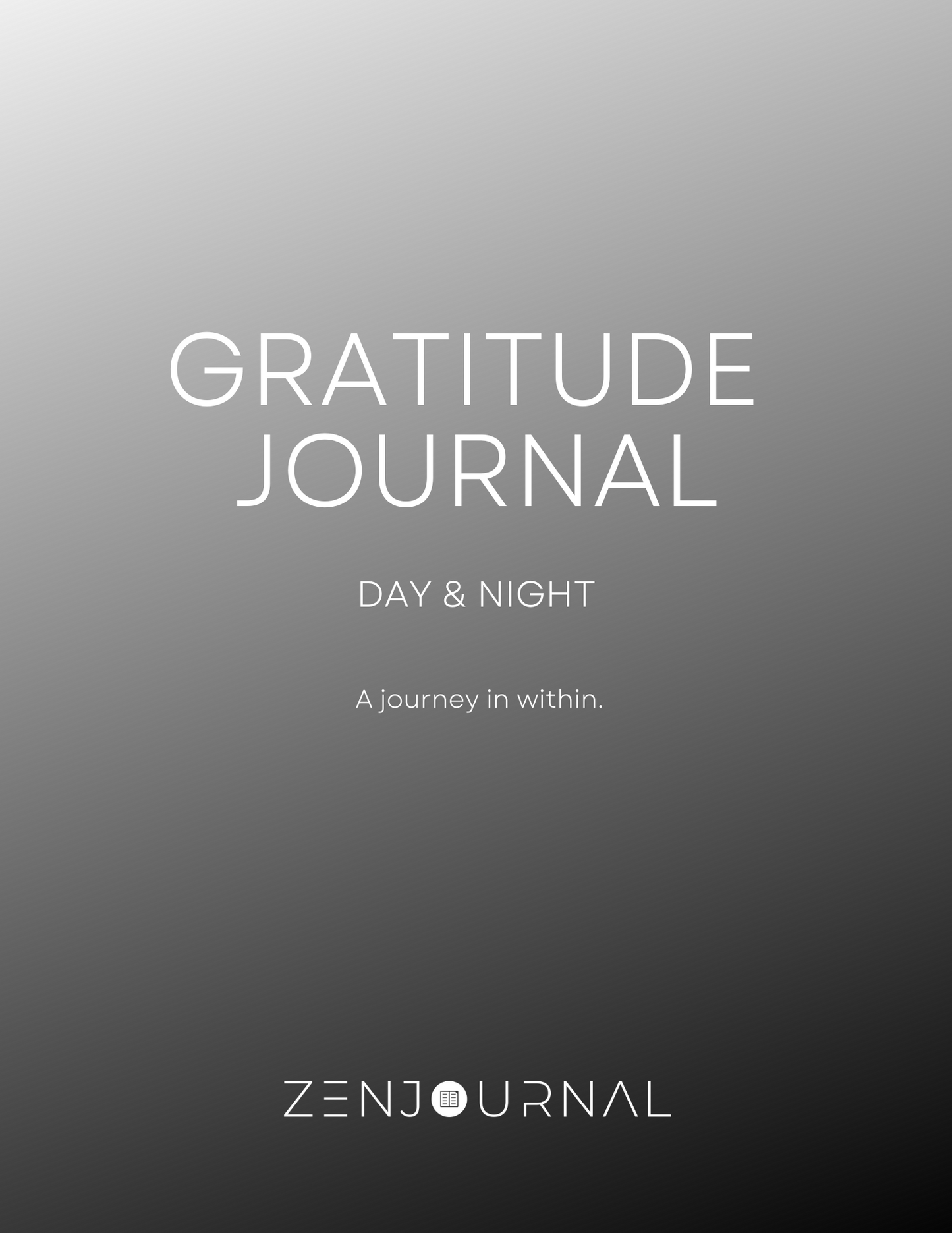 Gratitude Journal Notebook: A Journey in within